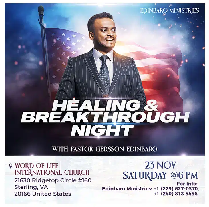 Healing & Breakthrough Night